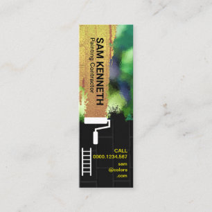 Luminescent Wall Grunge Gold Paint Mini Visitekaartje