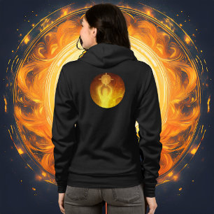 Luminescentie veerkracht Oranje Hoodie