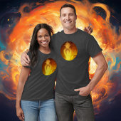 Luminescentie veerkracht Oranje T-shirt