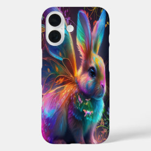 luminescerend konijn iPhone 16 hoesje