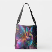 luminescerend konijn crossbody tas (Voorkant)
