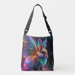luminescerend konijn crossbody tas