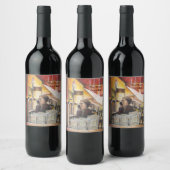 Lumineus equivalent van passieve bewegingen wijn etiket (Flessen)