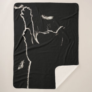 Lumineus kat sherpa deken