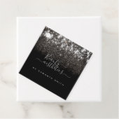 Lumineus platinum Silver Glitter Elegant Label (In situ)