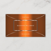 Lumineus Sinaasappel met Silver Decor Professional Visitekaartje (Voorkant)
