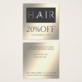 Lumineuse brillante élégante carte de réduction CH (Devant & derrière)