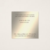 Lumineuse brillante élégante carte de réduction CH (Dos)