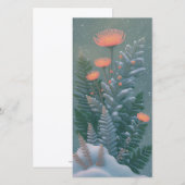 Lumineuse carte de Faire-part botanique | fêtes (Devant / Derrière)