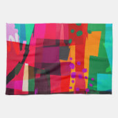 Lumineuse Multi-Couleur Résumé Design Serviette de (Horizontal)