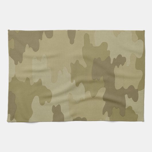 Lumineuse serviette de cuisine Camouflage (Horizontal)