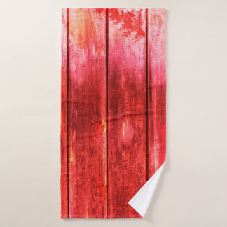 Lumineuse texture de la planche murale en bois rou