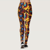 Lumineuses Leggings de tournesol (Dos)