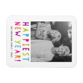 Lumineux et gai | Magnet photo du Nouvel An (Horizontal)