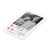 Lumineux et gai | Magnet photo du Nouvel An (Côté Gauche)