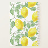 Lumineux jaune et vert Gras citron Motif (Dos)