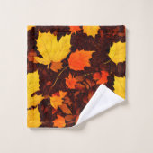 Lumineux L'Automne Feuilles Serviettes De Bain Ens (Gant de toilette)