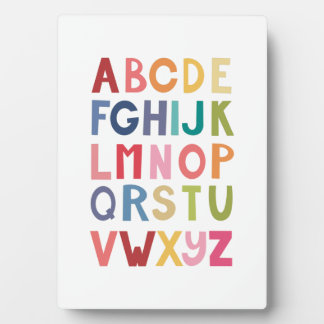 Lumineux Unisex ABC Enfants Salle Mur Art Plaque