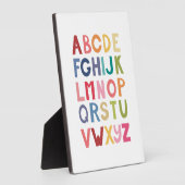Lumineux Unisex ABC Enfants Salle Mur Art Plaque (Côté)