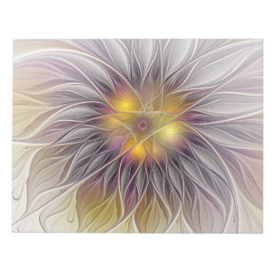 Lumineuze Kleurrijke Bloem, Abstracte Moderne Frac Notitieblok