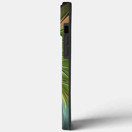 Lumineuze kleurrijke Fantasy Flower Fractal Art Case-Mate iPhone Case (Achterkant / Links)