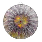 Lumineuze kleurrijke ventilator, Abstract matig fr Dartbord (Voorkant)