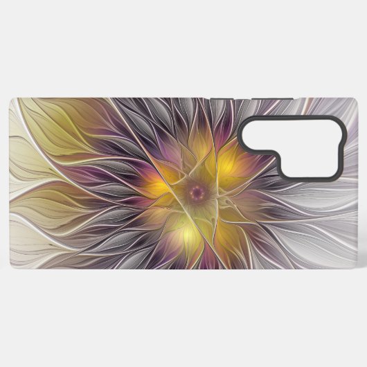 Lumineuze kleurrijke ventilator, Abstract matig fr Samsung Galaxy Hoesje (Achterkant horizontaal)