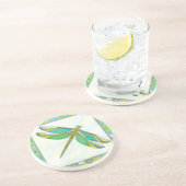 Lumineuze pastolflaag van Vanna Lam Zandsteen Onderzetter (Zijkant)