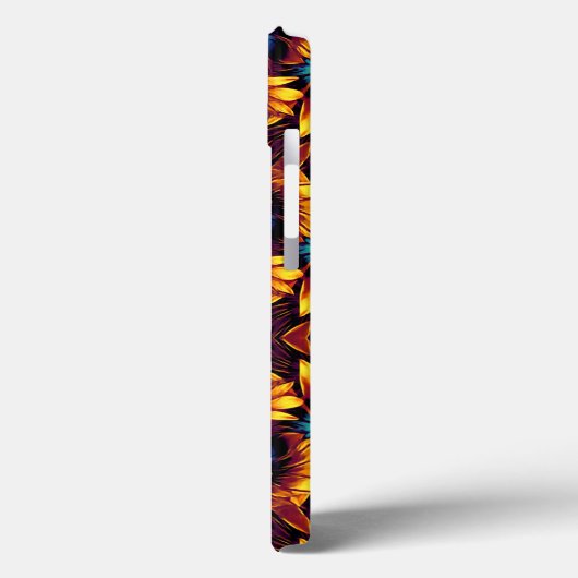 Lumineuze zonnebloemen Case-Mate iPhone case (Achterkant / Links)