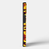 Lumineuze zonnebloemen Hoesje-Mate iPhone Case (Achterkant / Rechts)