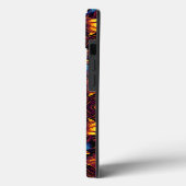 Lumineuze zonnebloemen Hoesje-Mate iPhone Case (Achterkant / Links)