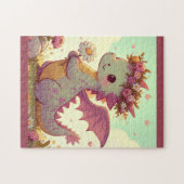 Luminexa (Een draak vol met zonnestralen) Legpuzzel (Horizontaal)