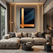 Luminieuze structuur canvas afdruk