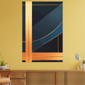 Luminieuze structuur canvas afdruk (Insitu (Woonkamer))