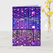 Luminosité à l'infini Carte d'anniversaire (Fleur jaune)