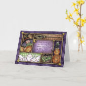 Luminosité citrouille - Carte de voeux (Fleur jaune)