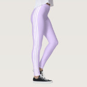 Luminosité de la bande latérale Leggings violets C (Droite)
