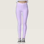 Luminosité de la bande latérale Leggings violets C (Devant)