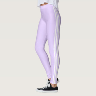 Luminosité de la bande latérale Leggings violets C