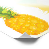 Luminosité de l'ananas - Poster (Coin)