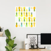 Luminosité de l'ananas - Poster (Bureau à domicile)