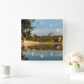 Luminosité De L'Automne Matin Horloge Mur (Maison)