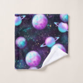 Luminosité du système solaire | Planète rose viole (Gant de toilette)