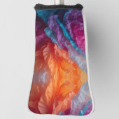 Luminous Abstract Tissue Paper Layers Golfheadcover (Draai 90)