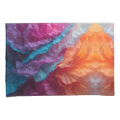 Luminous Abstract Tissue Paper Layers Kussensloop (Voorkant-Rechts)