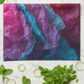 Luminous Abstract Tissue Paper Layers Theedoek (Gevouwen)