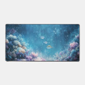 Luminous Coral Reef Midnight Blue Deep Sea (Recto)