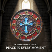 Luminous Cross Ornate Grote Klok