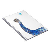 Luminous Emu Art Notitieboek (Rechterzijde)