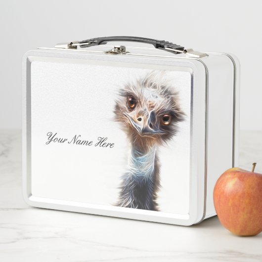 Luminous Emu Bird Art (In situ)